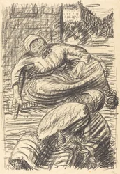 Street in Warsaw, published 1915