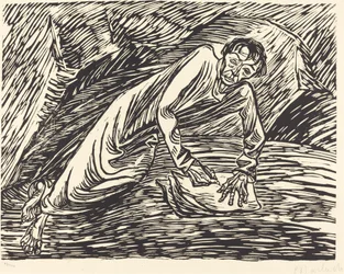 The Writing Prophet (Saint John on Patmos)