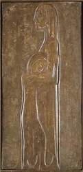 Widow and Daughter: Study for Memorial for the Dead of World War I