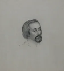 Portrait of the poet Heinrich Heine