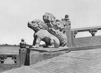 Peking, Wan Shou Shan, Chihli, End of Bridge in the Summer Palace
