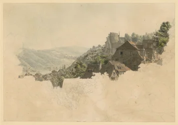 Landscape with Heidelberg Castle and Houses