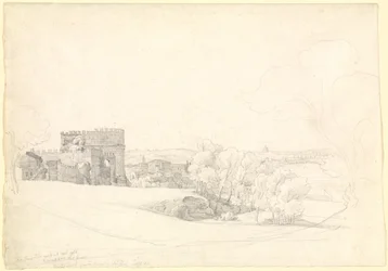 Via Appia Antica with the Tomb of Cecilia Metella