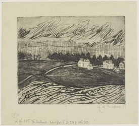 Fields and Houses in the Ore Mountains