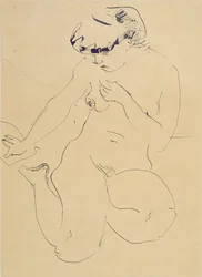 Crouching Nude