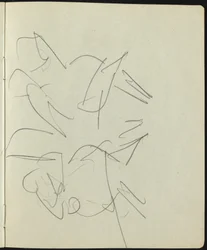 Dancers and Performers (Page from a Sketchbook)