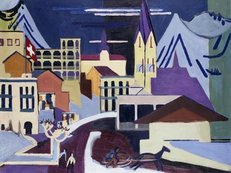 Davos-Platz Railway Station, 1931