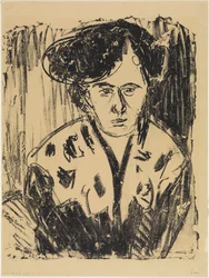 Woman in Lace Collar