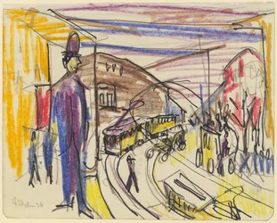 Metropolitan Street with Trams