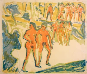 Group of Bathers