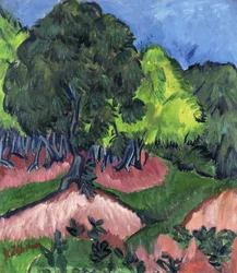 Landscape with Chestnut Tree