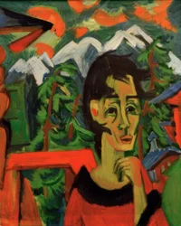 Girl in the Föhn