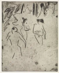 Moritzburg Bathers in the Undergrowth/The Sick Dodo