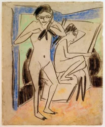 Untitled (Fränzi and Marcella in the Studio)