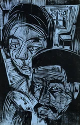 Peasant Couple in the Cottage