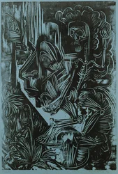 Self Portrait with Death Dancing, 1917