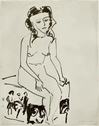 Seated Female Nude