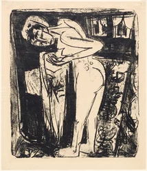 Standing Nude in a Room