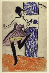 Dancer (Postcard to Maschka Mueller)