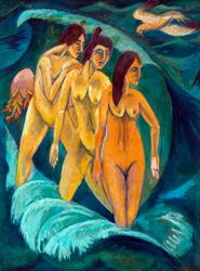 Three Bathers