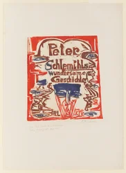 Title page of the woodcut series 