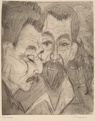 Two Peasant Heads