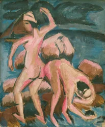 Two Bathers, Fehmarn, 1912