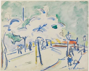 Riverbank with Trees (Dresden)