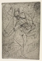 Rape Scene/Three Seated Nudes in the Room