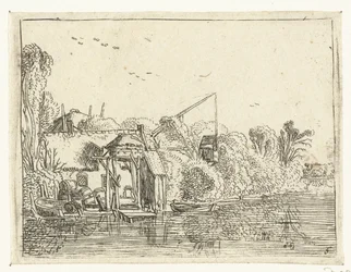 Brewery on the Bank of a River