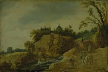 Rocky Landscape with a Castle