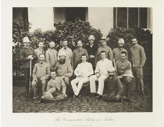 Tsarevich Nicholas Alexandrovich of Russia visiting India, 1891