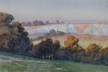 Coulsdon Quarry from Farthing Downs