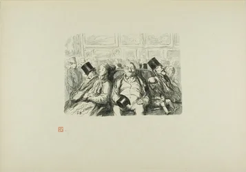 Paris, The Great Art Exhibition: In the Great Salon, A Moment of Reflection