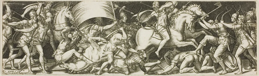 Battle of Cavaliers and Infantrymen