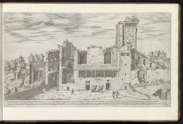 Ruins on the Quirinal in Rome