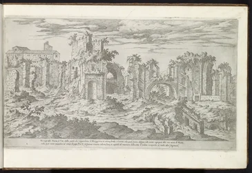 Ruins of the Baths of Titus in Rome