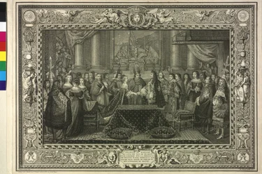 Wedding of King Louis XIV with Mary Theresia of Austria