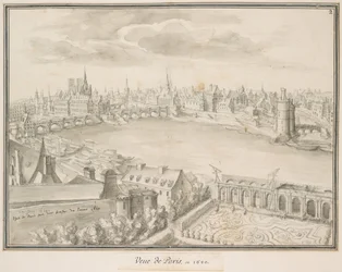 View of Paris, 1620