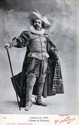 Constant Coquelin aka as Coquelin aîné (1841 - 1909) in the costume of Cyrano de Bergerac