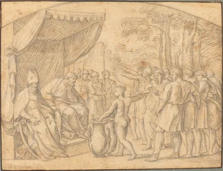The Drawing of Lots to Divide the Promised Land