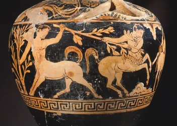 Amphora by the Painter of the Centauromachy (detail)