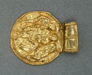 Embossed Bulla Pendant (Etruscan Civilization, 4th Century BC)