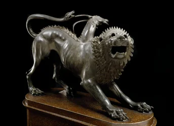 Chimera of Arezzo - Bronze sculpture, 400-350 BC - Archeological Museum of Florence