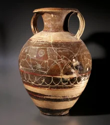 Etruscan Art: Amphora Decorated by the Painter of the Cappi