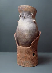Etruscan Civilization, Funeral Rite: Shaped Canopic Ossuary, 8th Century BC