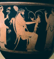 Krater (large vase) by the Altamura Painter (detail)