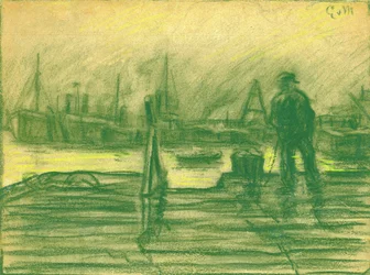 At the Harbour on a Foggy Day