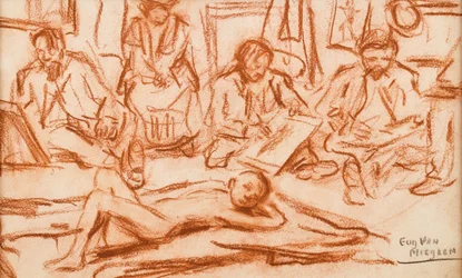 Augustine Among Drawing Artists