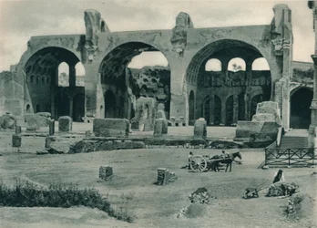 Basilica of Maxentius and Constantine in the Forum Romanum, Rome, Italy